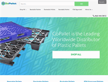 Tablet Screenshot of gopallet.com